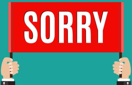 Sorry!  We're closed.